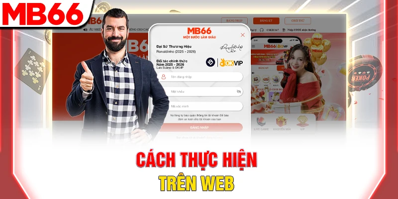 Cách thực hiện trên web 